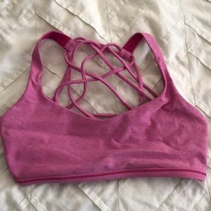 Lululemon free to be bra size 6 pink